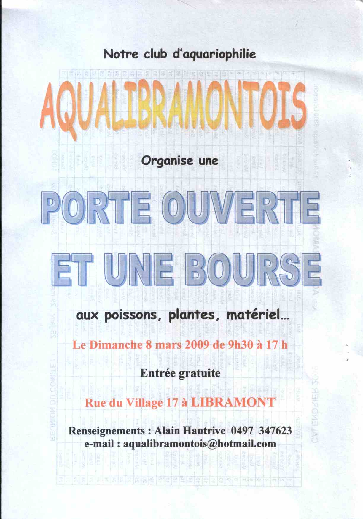PORTE OUVERTE ET UNE BOURSE PORTE OUVERTE ET UNE BOURSE