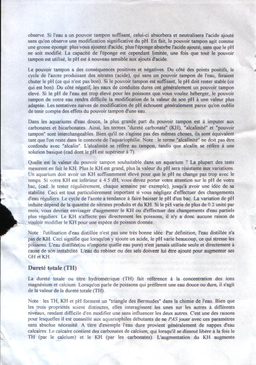 CE QUE VOUS DEVEZ SAVOIR SUR LA CHIMIE DE L'EAU et POURQUOI CE QUE VOUS DEVEZ SAVOIR SUR LA CHIMIE DE L'EAU et POURQUOI