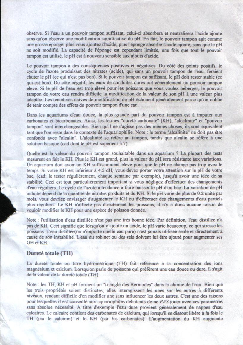 CE QUE VOUS DEVEZ SAVOIR SUR LA CHIMIE DE L'EAU et POURQUOI