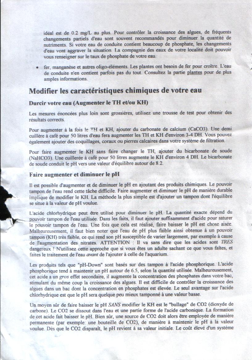 CE QUE VOUS DEVEZ SAVOIR SUR LA CHIMIE DE L'EAU et POURQUOI CE QUE VOUS DEVEZ SAVOIR SUR LA CHIMIE DE L'EAU et POURQUOI