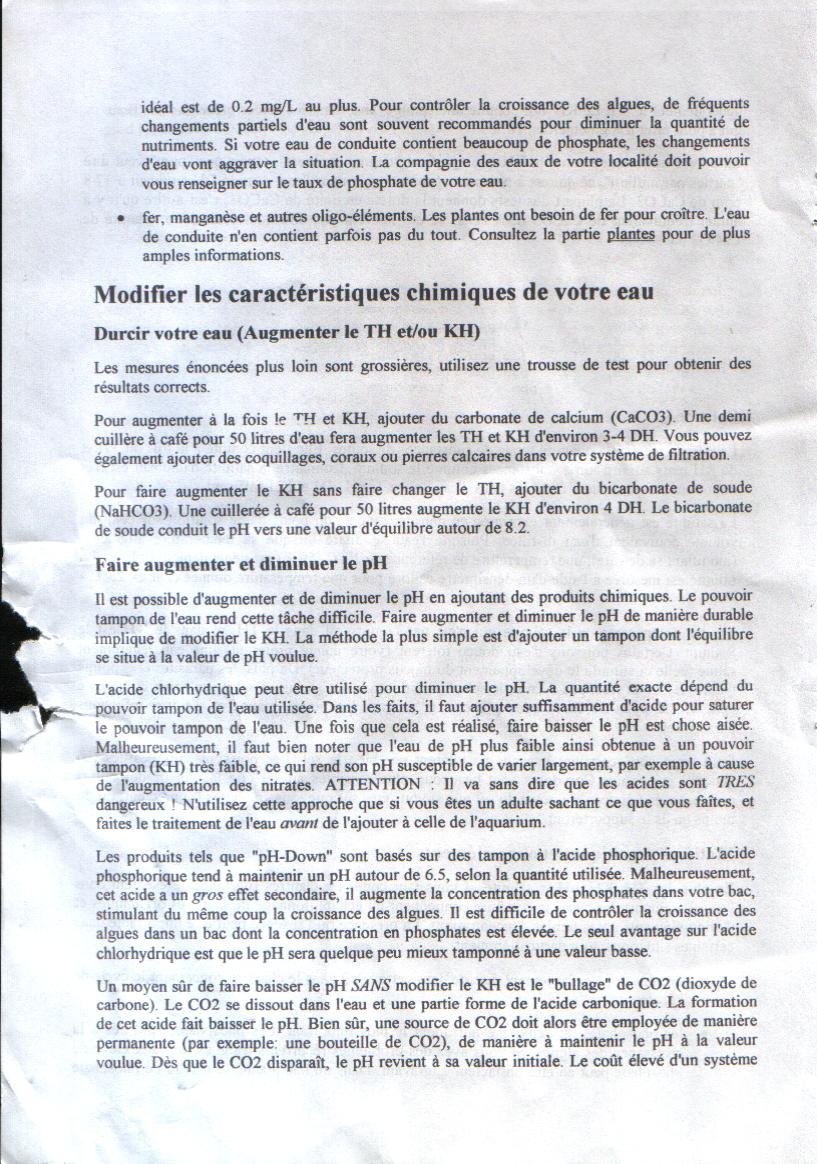 CE QUE VOUS DEVEZ SAVOIR SUR LA CHIMIE DE L'EAU et POURQUOI